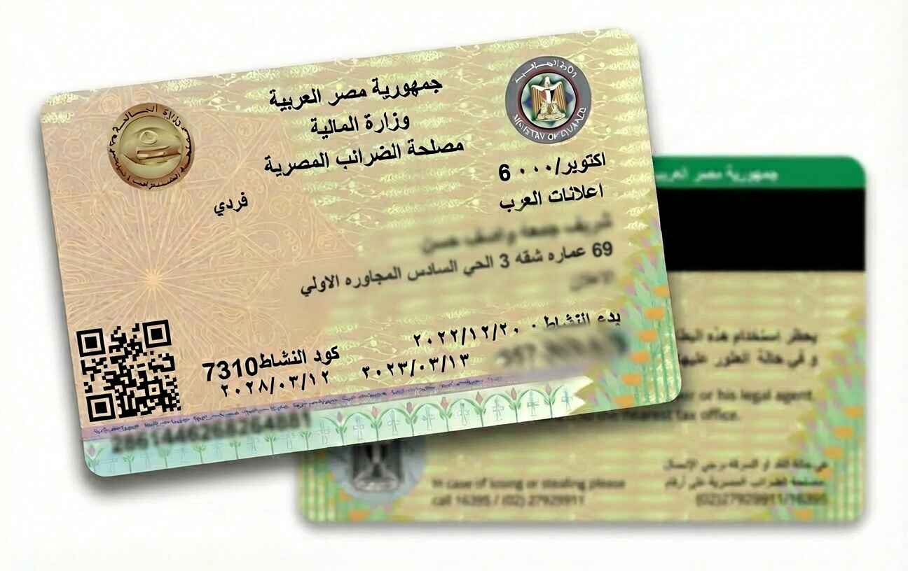 البطاقة الضريبية